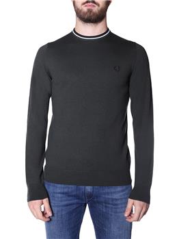 Maglia fred perry uomo HNT GRN SWHT BLK