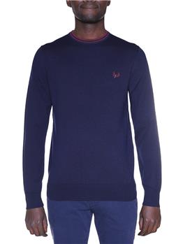 Maglia fred perry uomo NAVY AUBERGINE