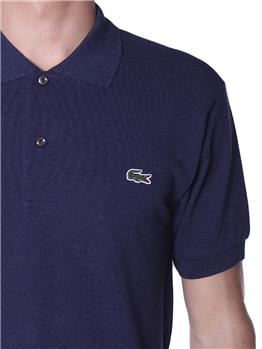 Polo lacoste classica melange BLU MELANGE