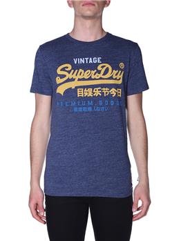 T-shirt superdry tri tee NAVY MARL