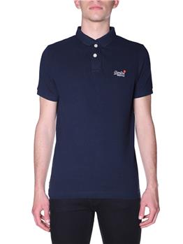 Polo superdry piquet classica NAVY