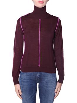 Maglia manila grace collo alto BORDEAUX