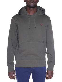 Felpa fred perry uomo VERDE MILITARE Y1