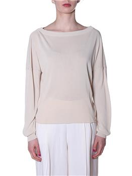 Maglia manila grace incrociato BEIGE