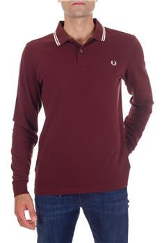 Polo fre perry mezza manica BORDEAUX