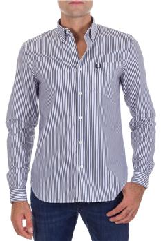 Camicia fred perry uomo BIANCO E BLU Y9