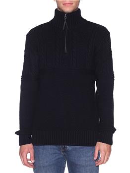 Maglia trecce jacobh superdry ECLIPSE NAVY