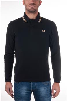 Fred perry polo manica lunga NERO Y5