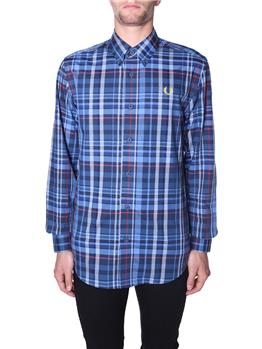 Camicia fred perry uomo MID BLU