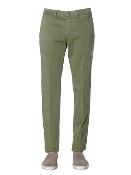 Jeckerson chino uomo satin VERDE MELA