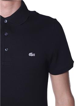 Polo lacoste uomo stretch NERO