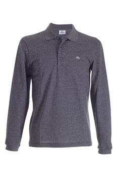 Lacoste polo manica lunga GRIGIO MELANGE I4