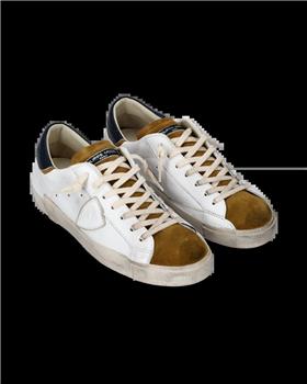 Philippe model bicolore BLANC COGNAC