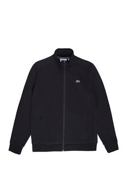 Felpa lacoste uomo full zip NERO