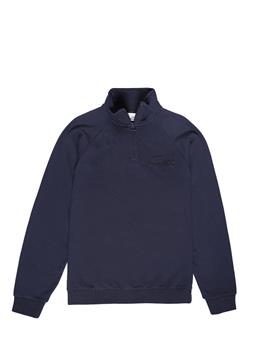 Felpa lacoste uomo 1/2 zip BLU