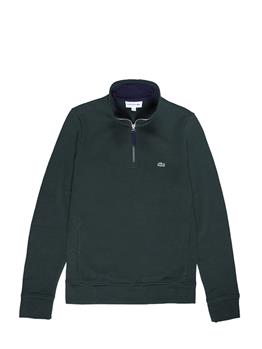 Felpa lacoste 1/2 zip uomo VERDE