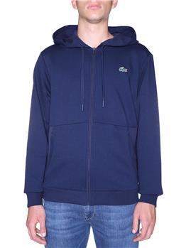 Felpa lacoste uomo full zip BLU MARINE
