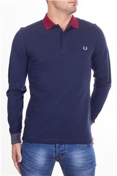 Polo fred perry uomo collo BLU P7