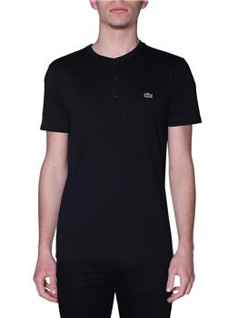 T-shirt lacoste 3 bottoni NERO