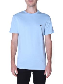 T-shirt lacoste cotone pima CELESTE MEDIO