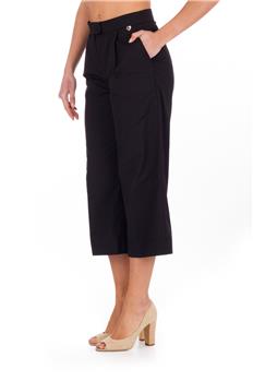 Pantalone twin set largo NERO