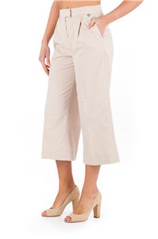 Pantalone twin set largo BEIGE