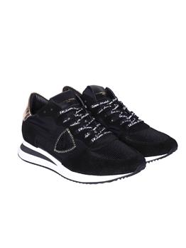 Sneakers mondial croco donna NOIR