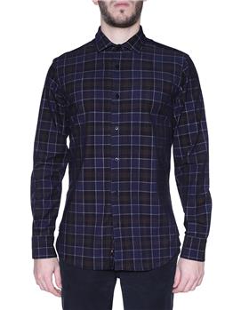 Camicia golf by montanelli BLU E MARRONE