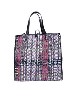 Borsa manila grace felicia GREY CHECK