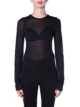 T-shirt semicouture astrelle NERO