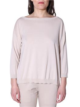 Maglia semicouture vanille AVORIO