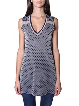 Canotta manila grace pois BLU