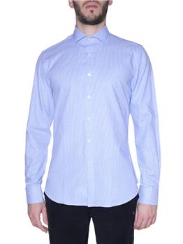 Camicia golf by montanelli BIANCO E AZZURRO