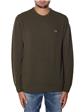 Maglia lacoste uomo giro collo VERDE MILITARE Y9