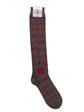 Calza gallo uomo maxi logo MILITARE