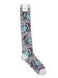Calza gallo donna  paisley ARGENTO