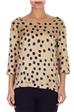 Camicia manila grace pois BEIGE E NERO