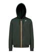 Felpa le vrai arnel k-way GREEN BLACKISH