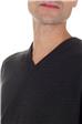Maglia scollo v fred perry VERDE SCURO