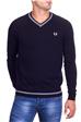 Maglia fred perry scollo v NERO Y7