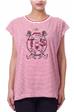 Twin set t-shirt righe ROSSO P6
