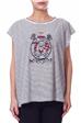 Twin set t-shirt righe BLU P6