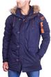 Parka superdry cappuccio BLU