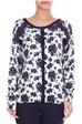 Maglia twin set cardigan BIANCO E NERO