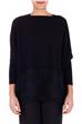 Maglia twin set maxi NERO