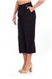 Pantalone twin set largo NERO