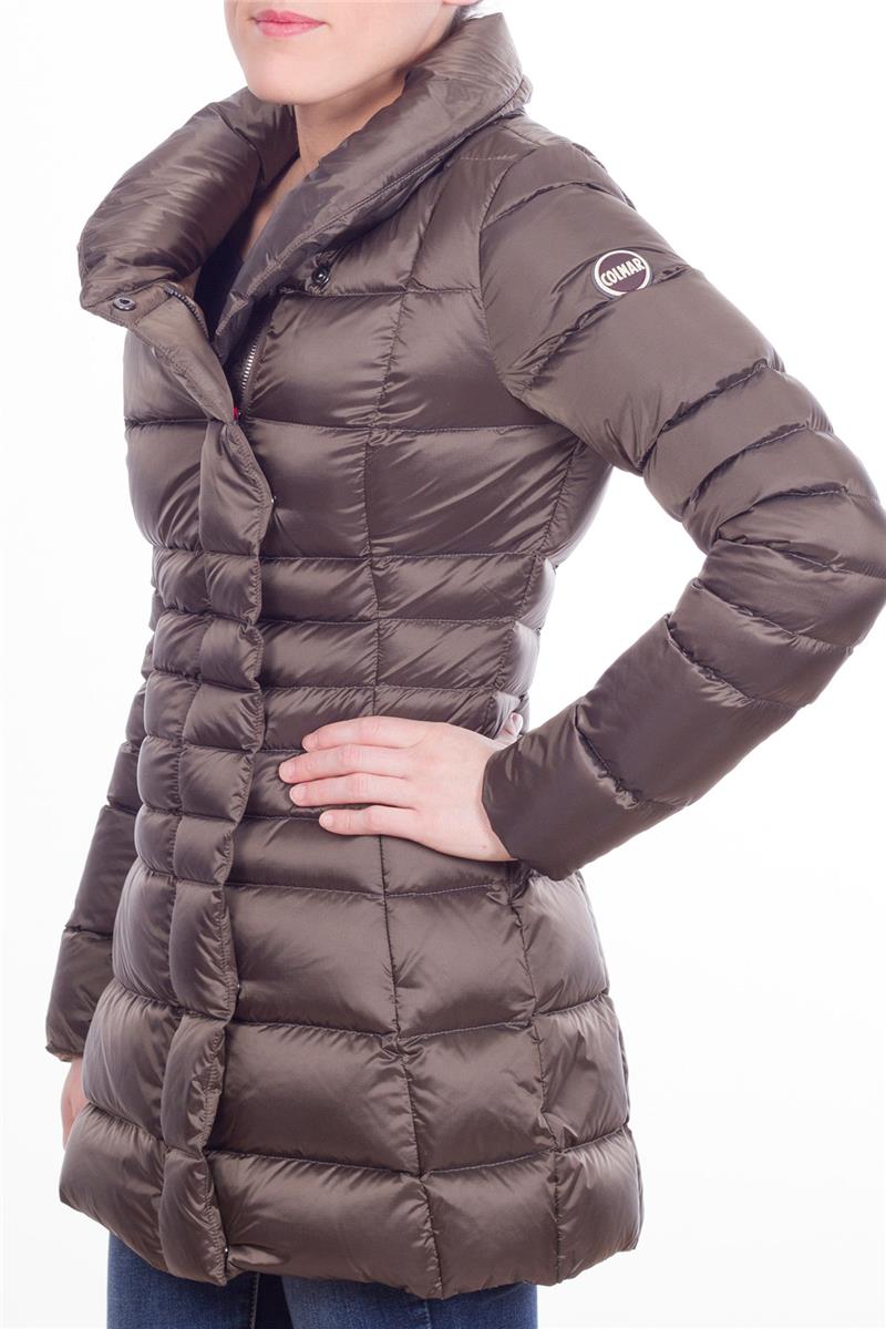 Piumino colmar donna lungo MARRONE