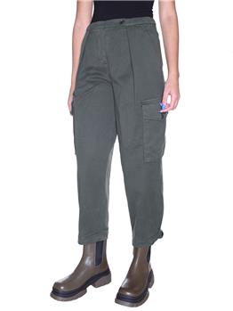 Pantaloni con tasche aspesi VERDE MILITARE - gallery 3