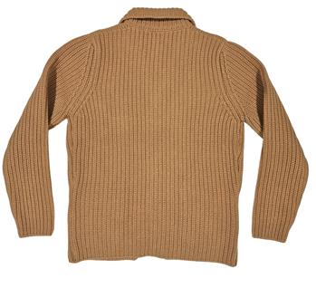 Giacca lavorata golf by montan MARRONE CHIARO