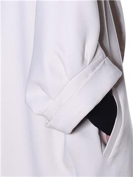 Cappotto golf over co bottoni GHIACCIO - gallery 5